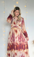 Robe longue dégradée AUTOMNE