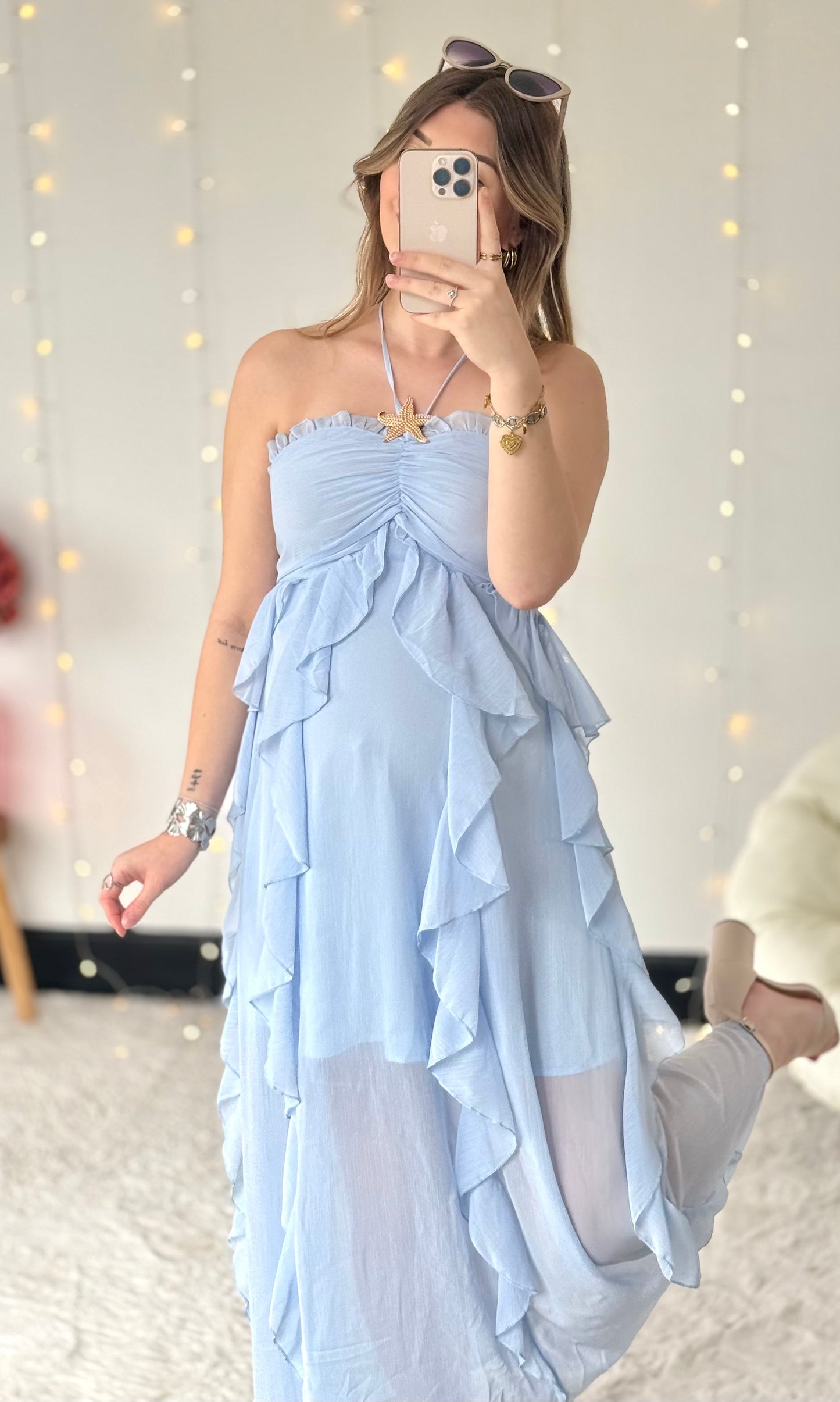 Robe froufrous ARIEL