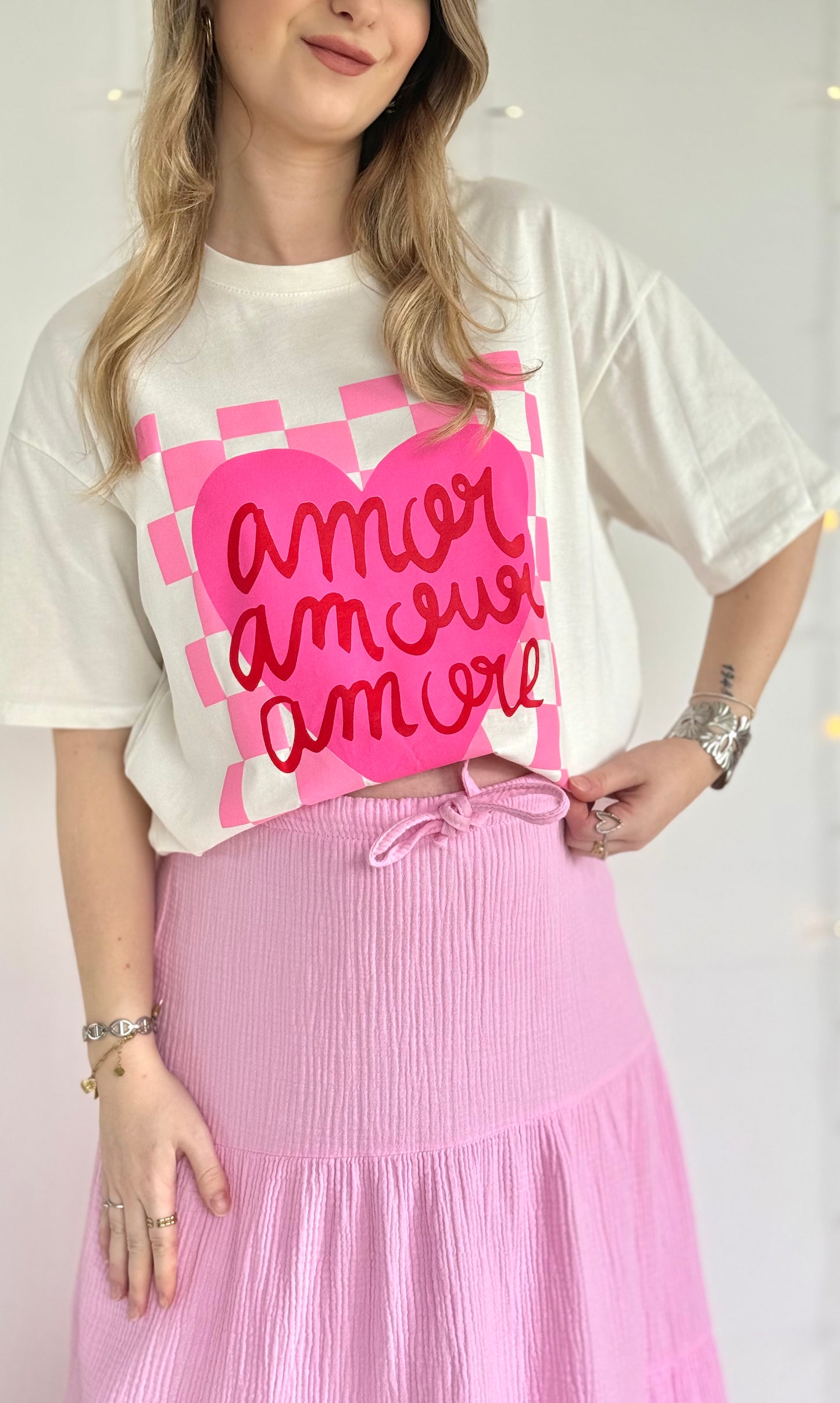 T-shirt 100% coton AMOUR 🇮🇹