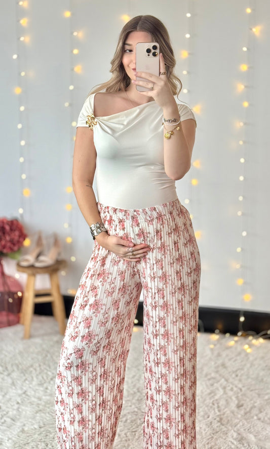 Pantalon plissé TULIP (34-48) 🇮🇹