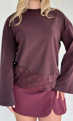 T-shirt en dentelle LALIE