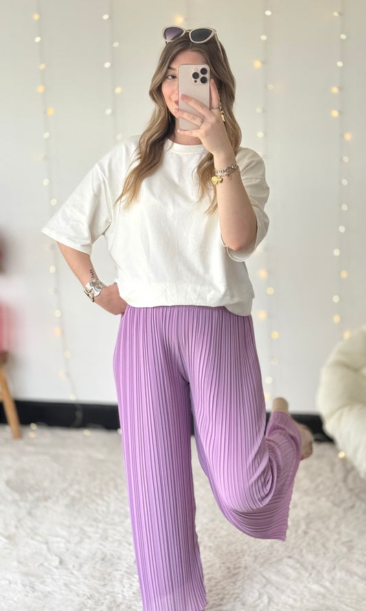 Pantalon plissé (36-50/52) MARIA 🇮🇹