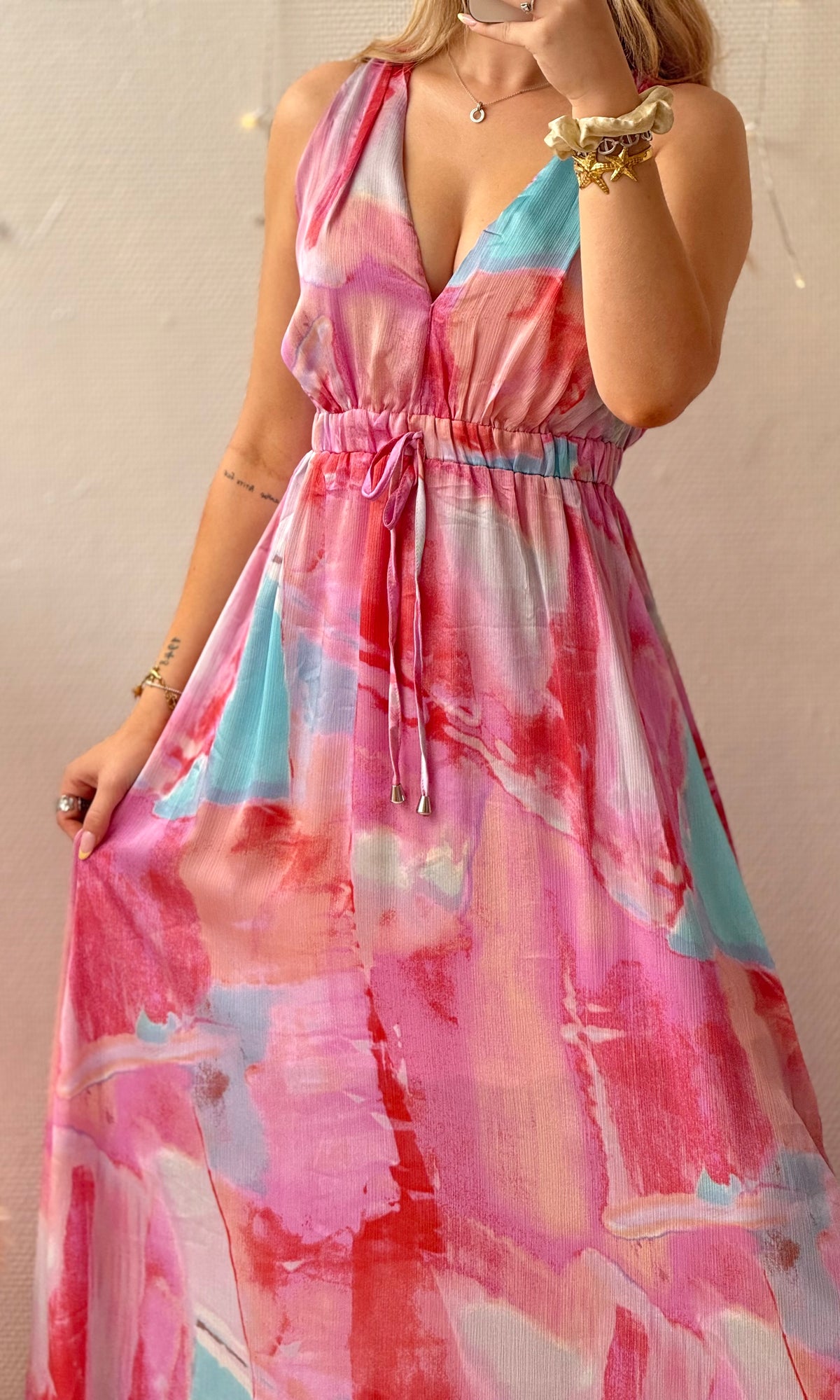 Robe satinée CORFOU