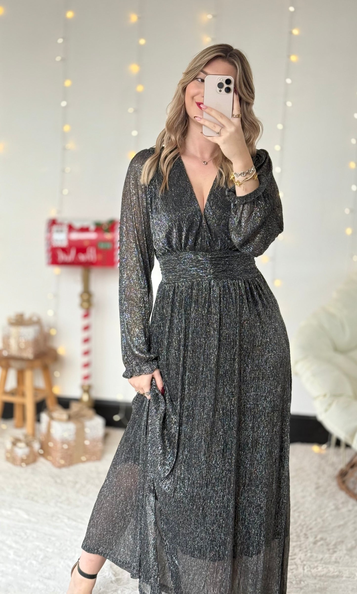 Robe argentée MÉLY