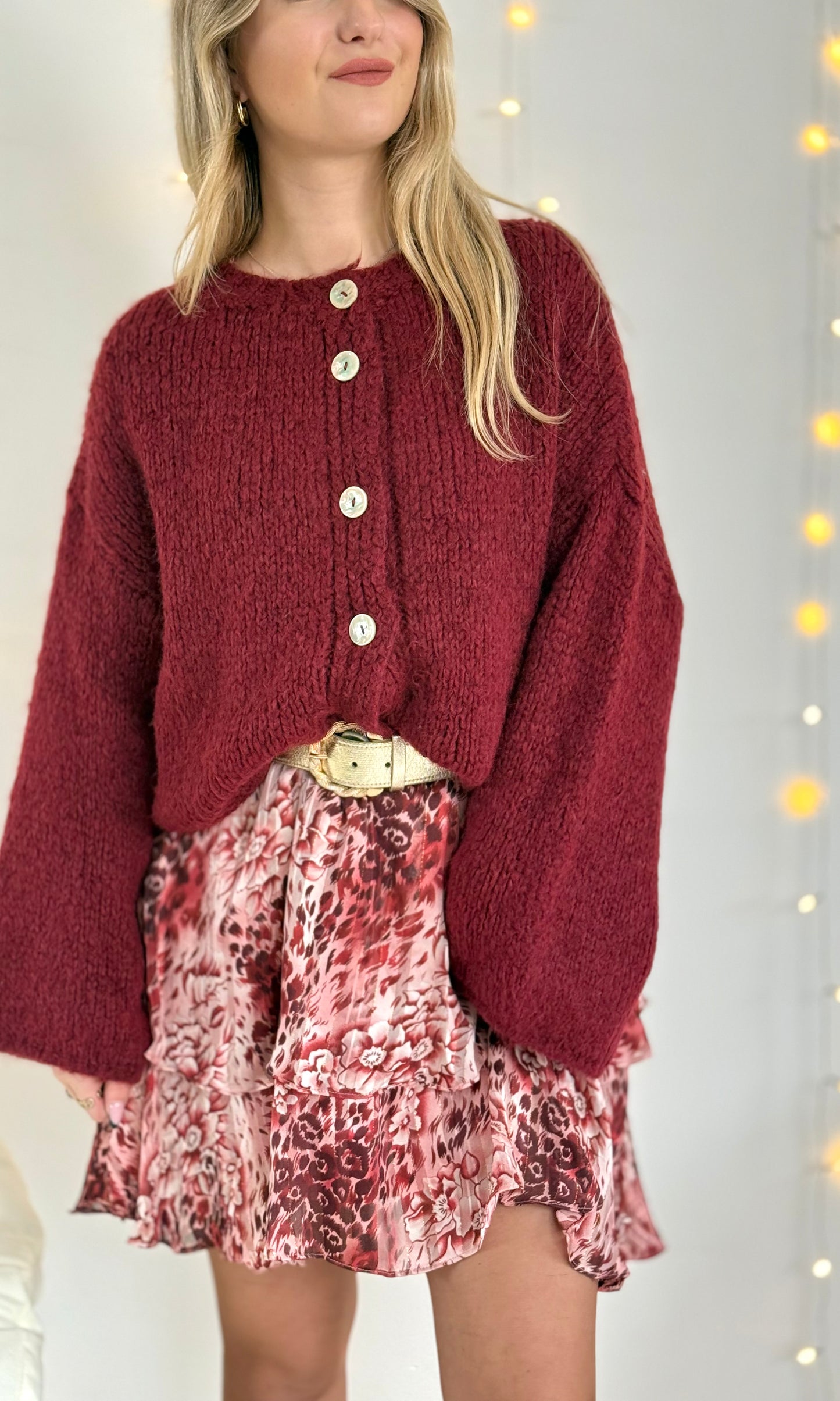 Gilet bordeaux CLEM 🇮🇹