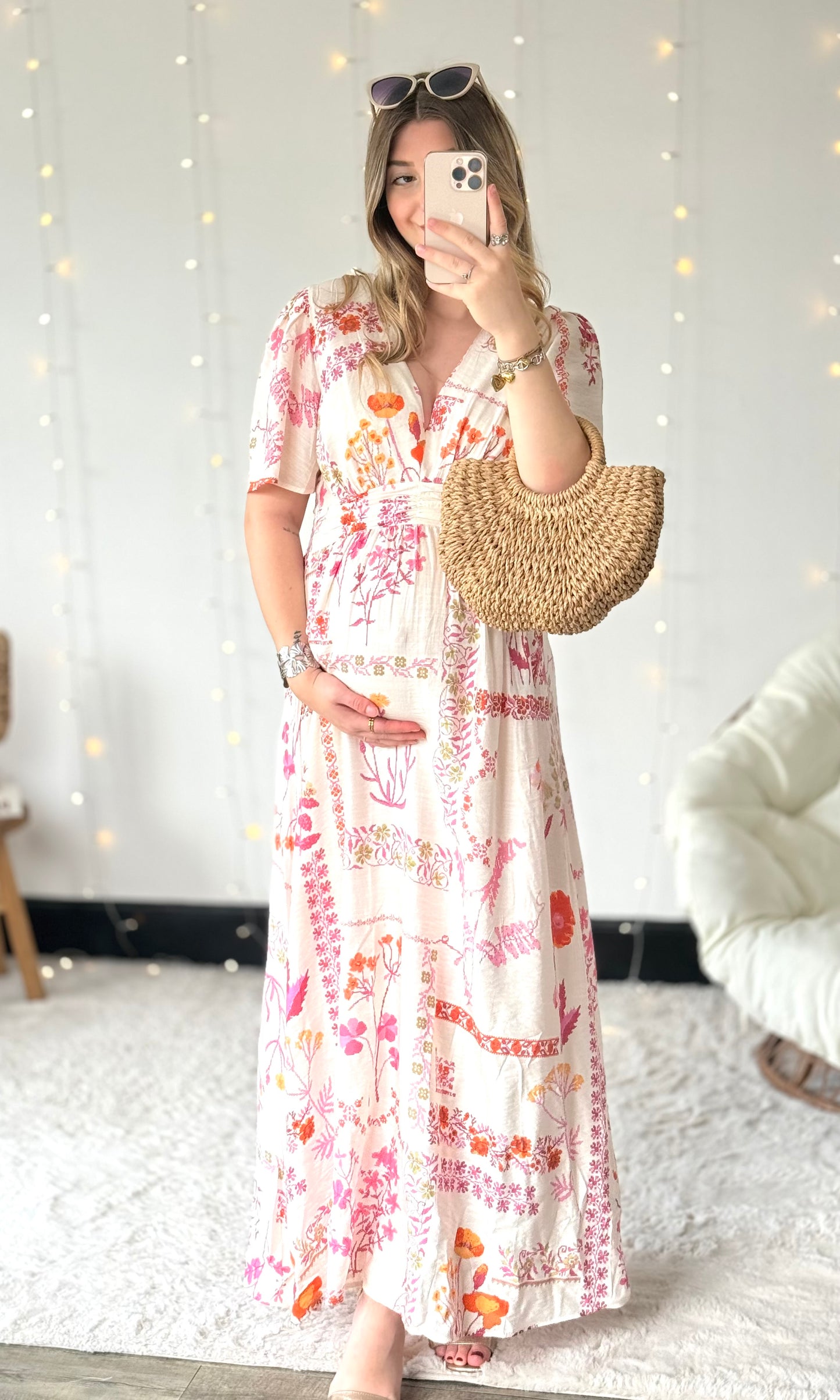 Robe en viscose AGRUMES