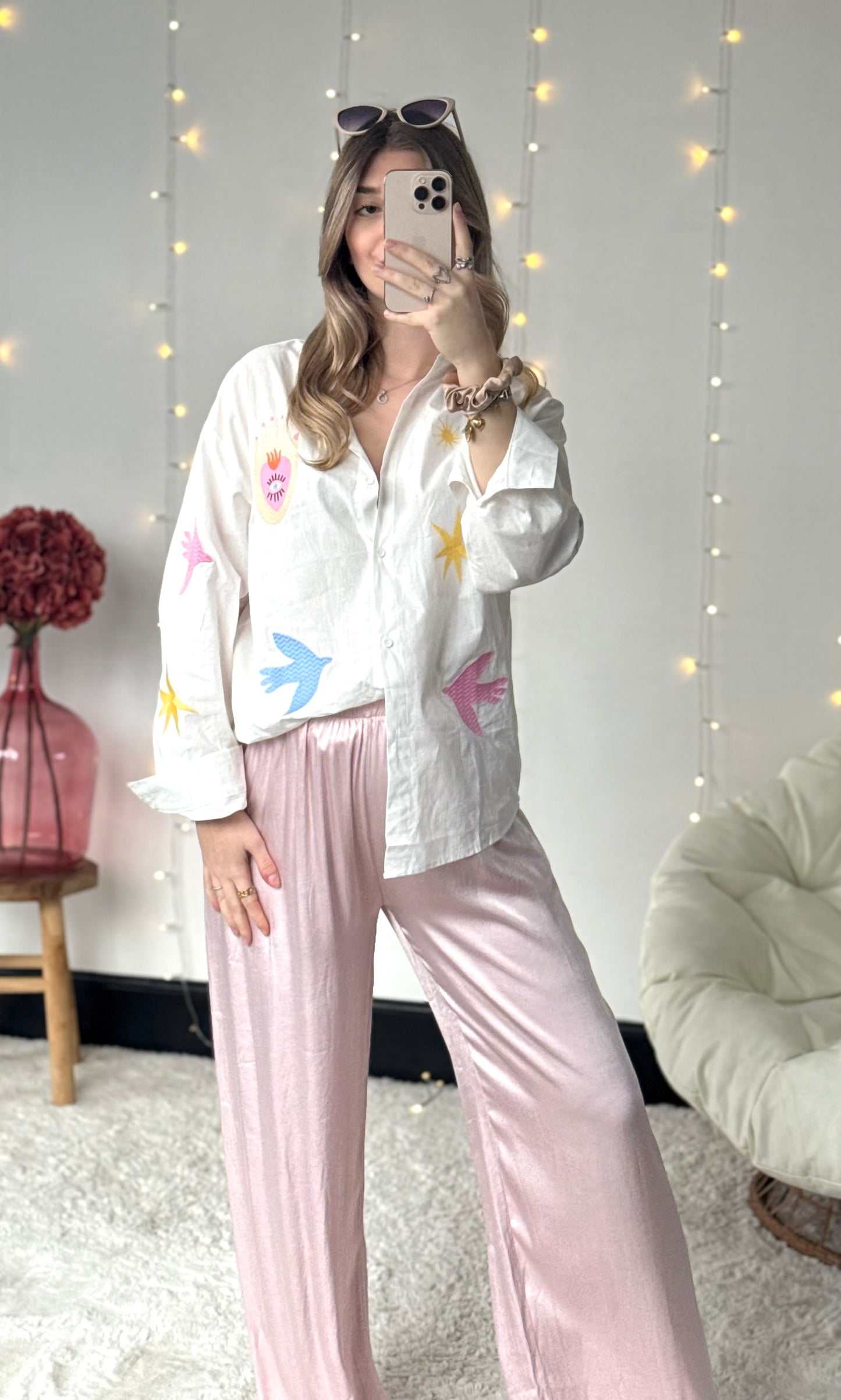 Pantalon satiné CONSTANCE 🇮🇹