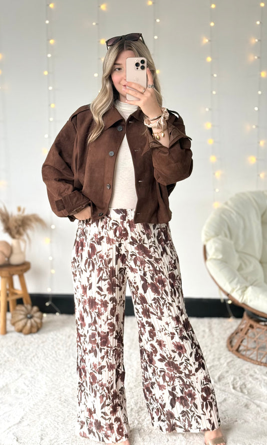 Pantalon plissé AUTUMN (34-48) 🇮🇹