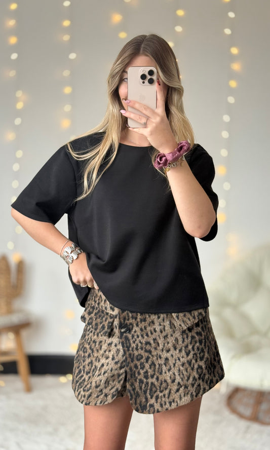 T-shirt noir BASIC 🇮🇹