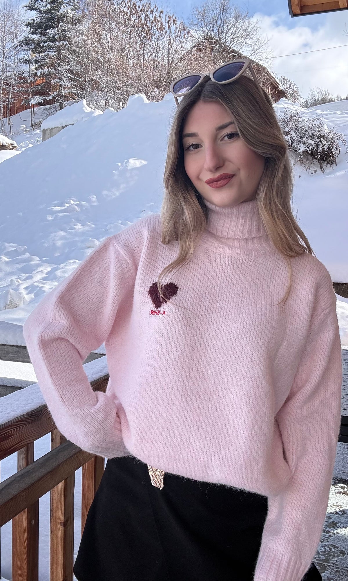 Pull avec cœur EMMA