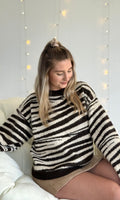 Pull ZEBRA chocolat