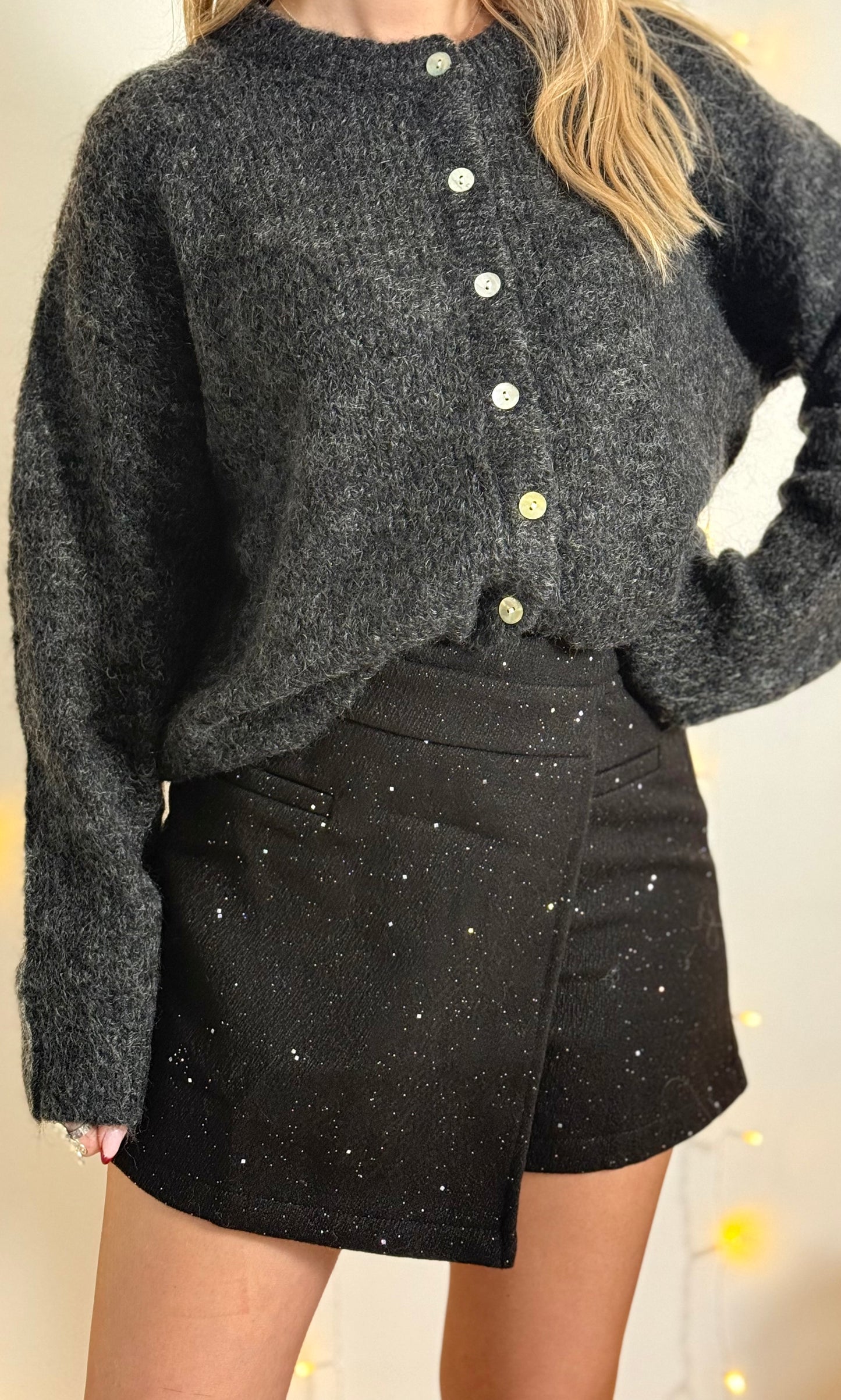 Jupe short à paillettes GLITTER