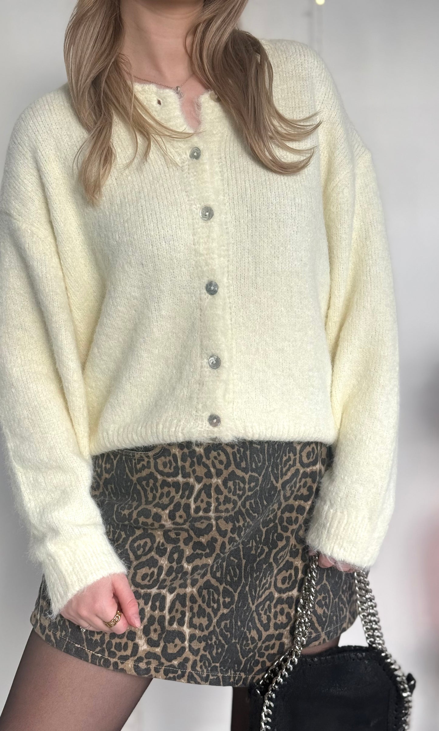 Pull jaune pâle CANDY