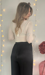 Pantalon satiné CONSTANCE 🇮🇹