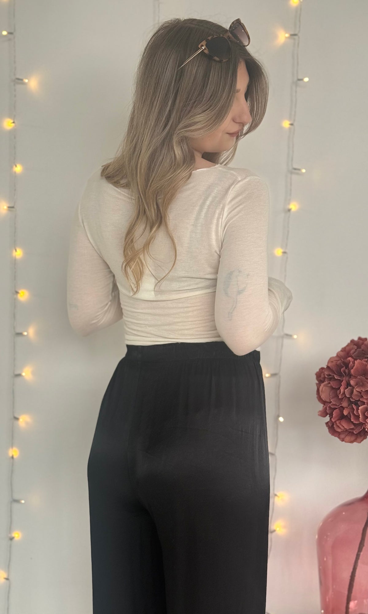 Pantalon satiné CONSTANCE 🇮🇹