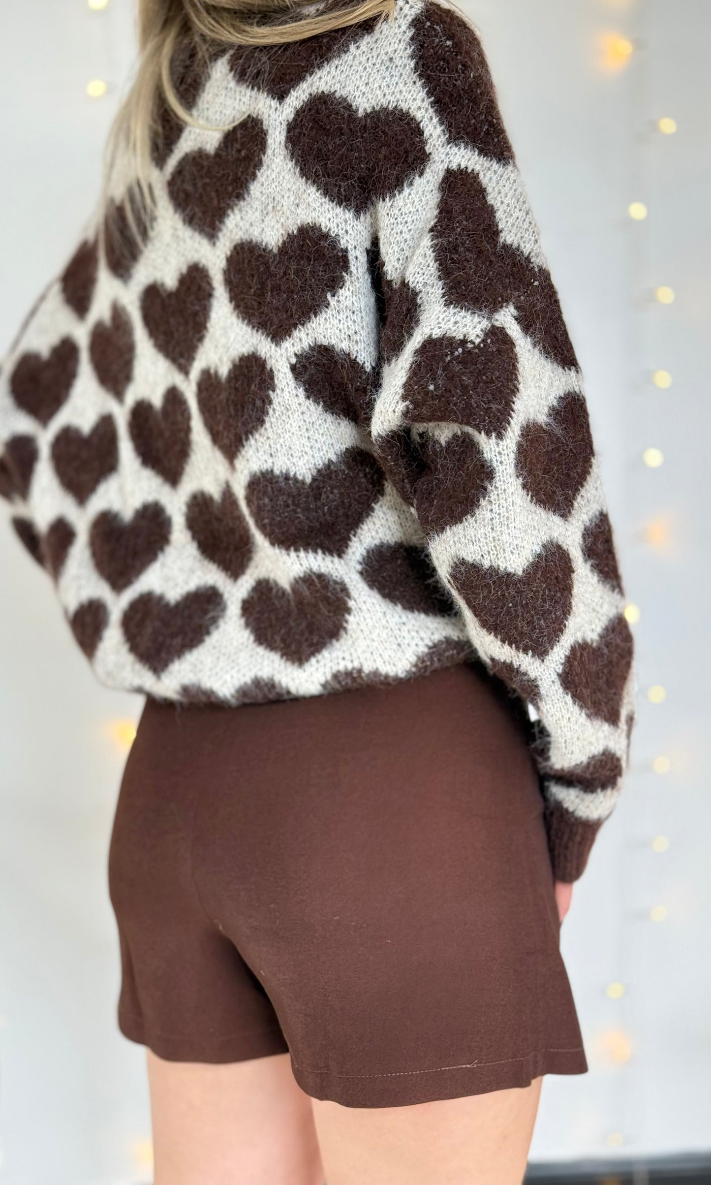 Jupe short chocolat COFFEE