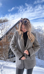 Blazer gris SOLÈNE
