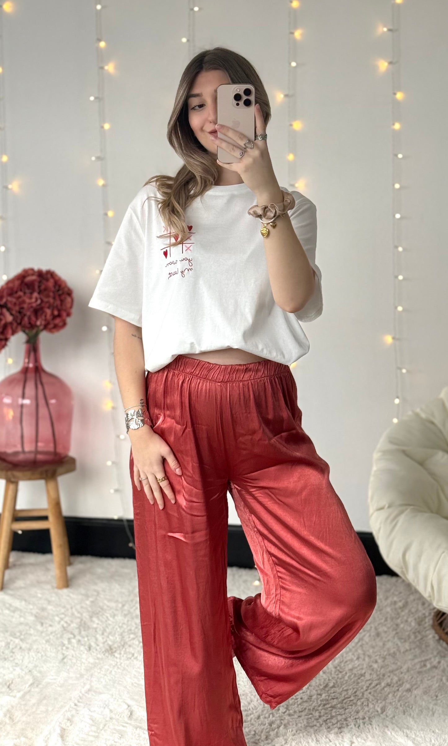 Pantalon satiné CONSTANCE 🇮🇹