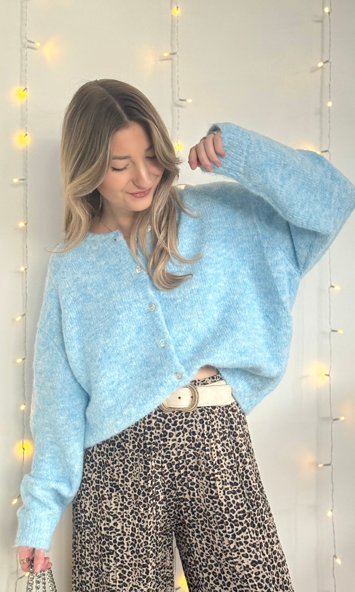 Pull bleu ciel CANDY