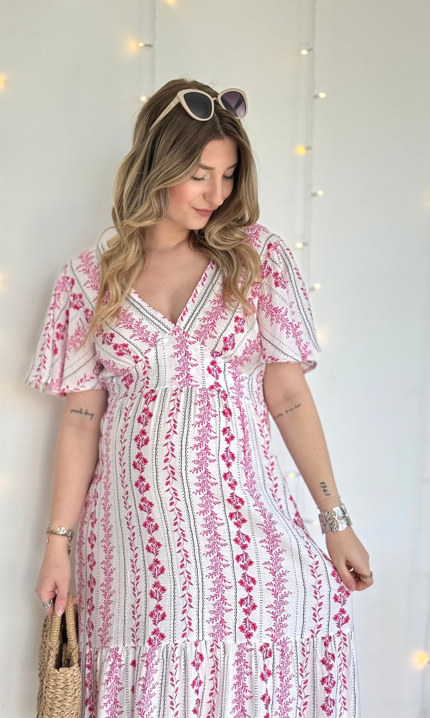 Robe en viscose SPLIT