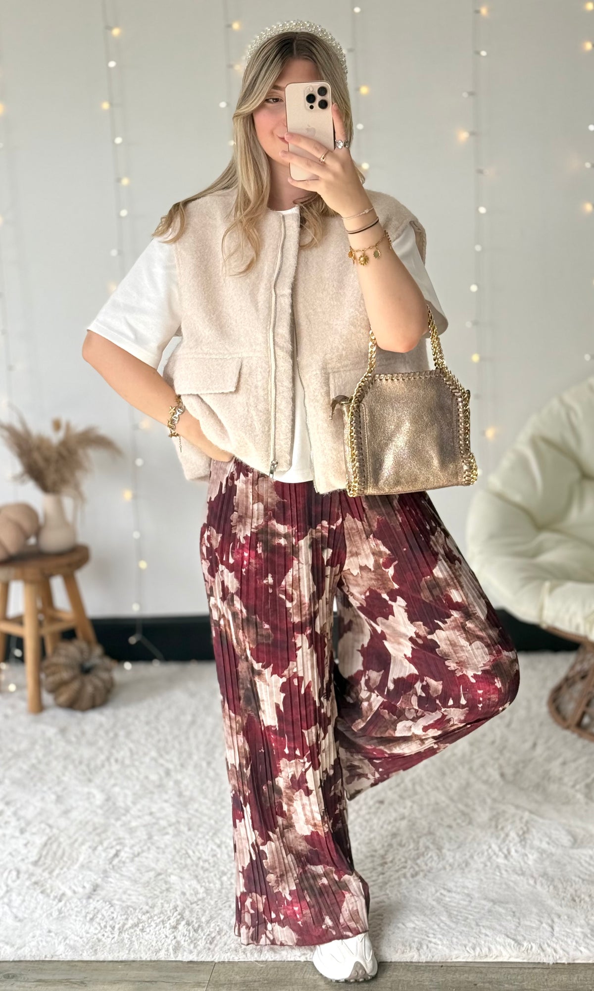 Pantalon plissé BLOOMING (34-48) 🇮🇹