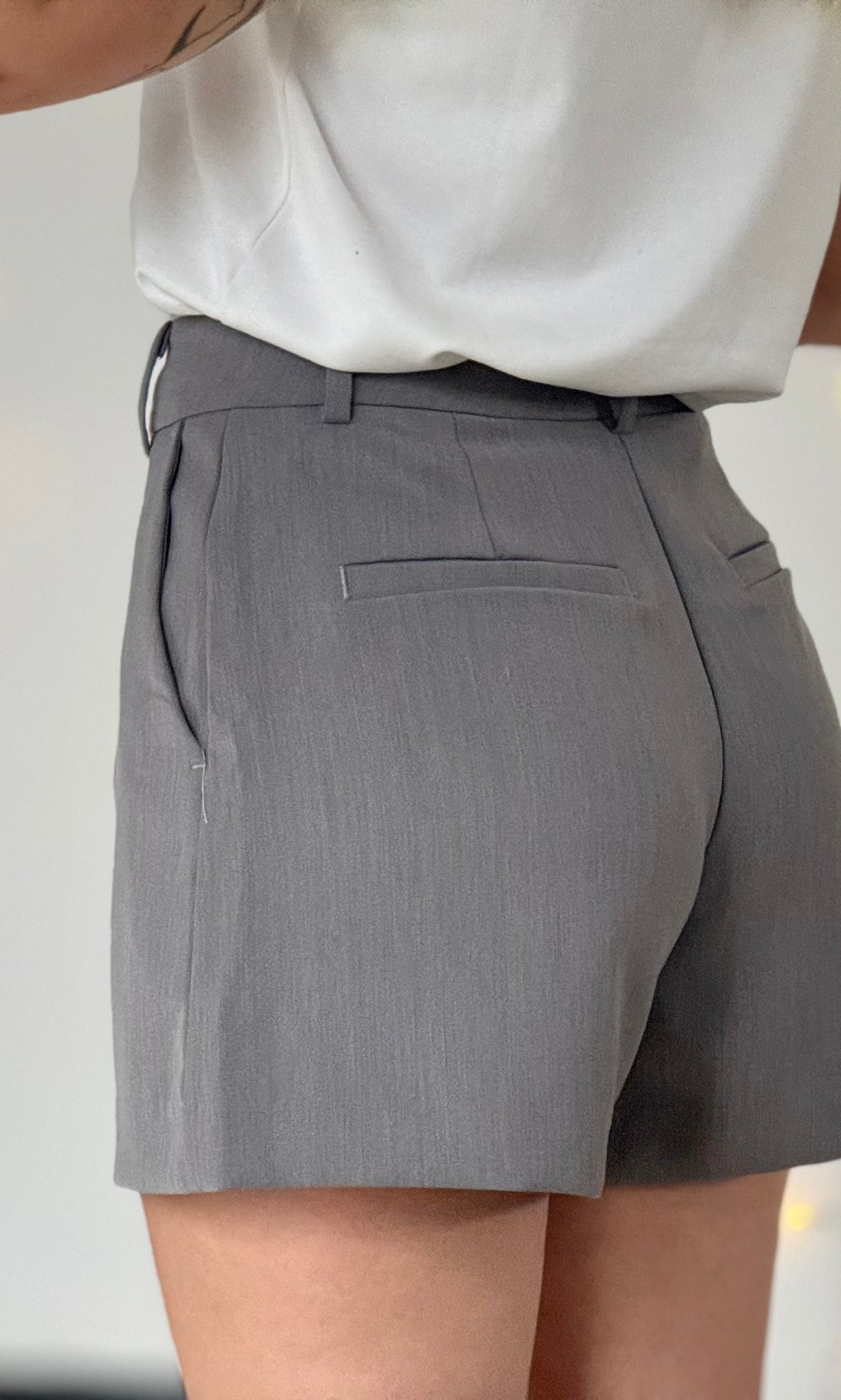 Short tailleur gris CHUCK