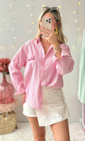 Jupe short blanche SARA