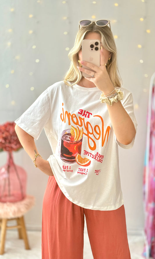 Tshirt blanc NEGRONI