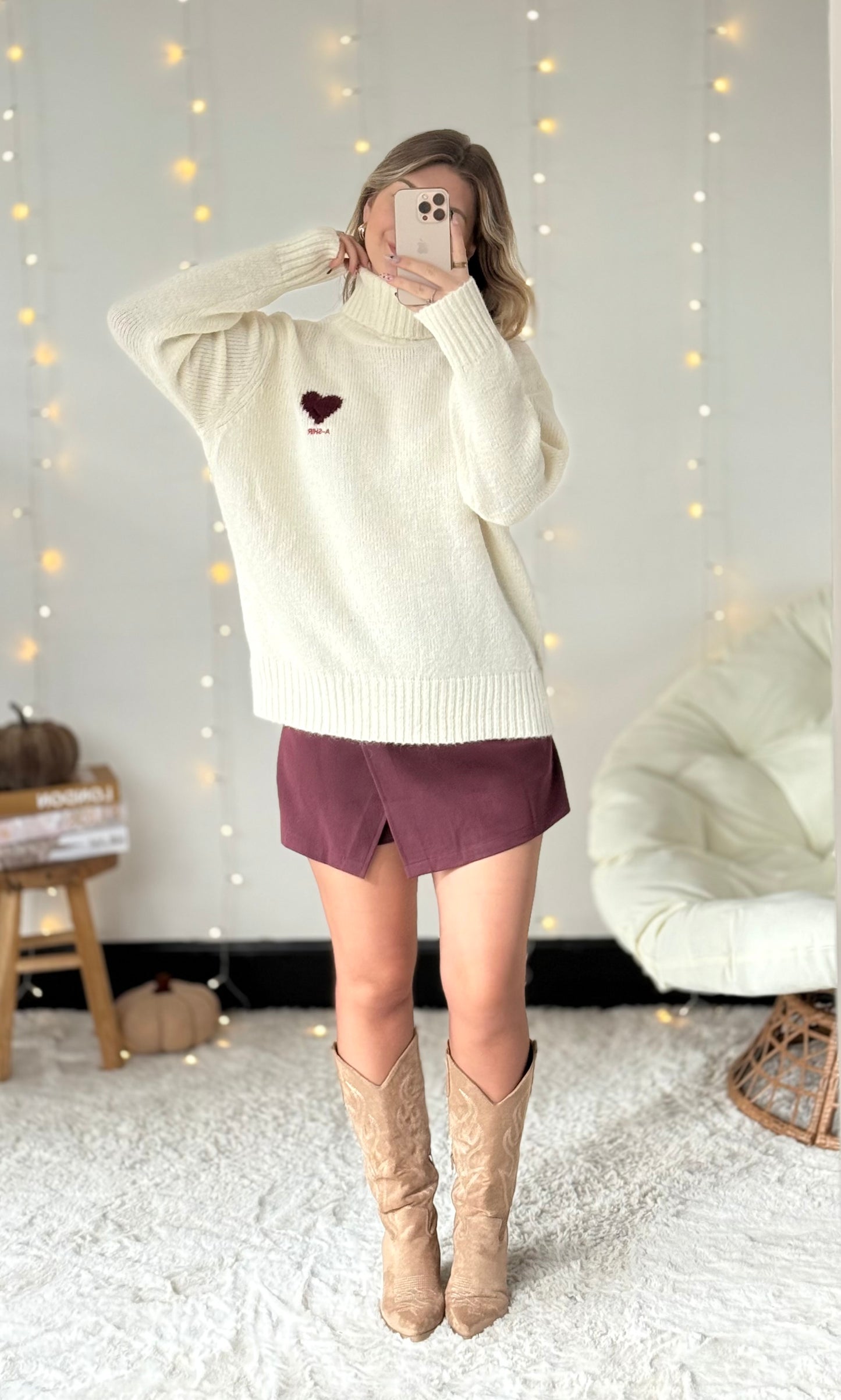 Pull avec cœur EMMA