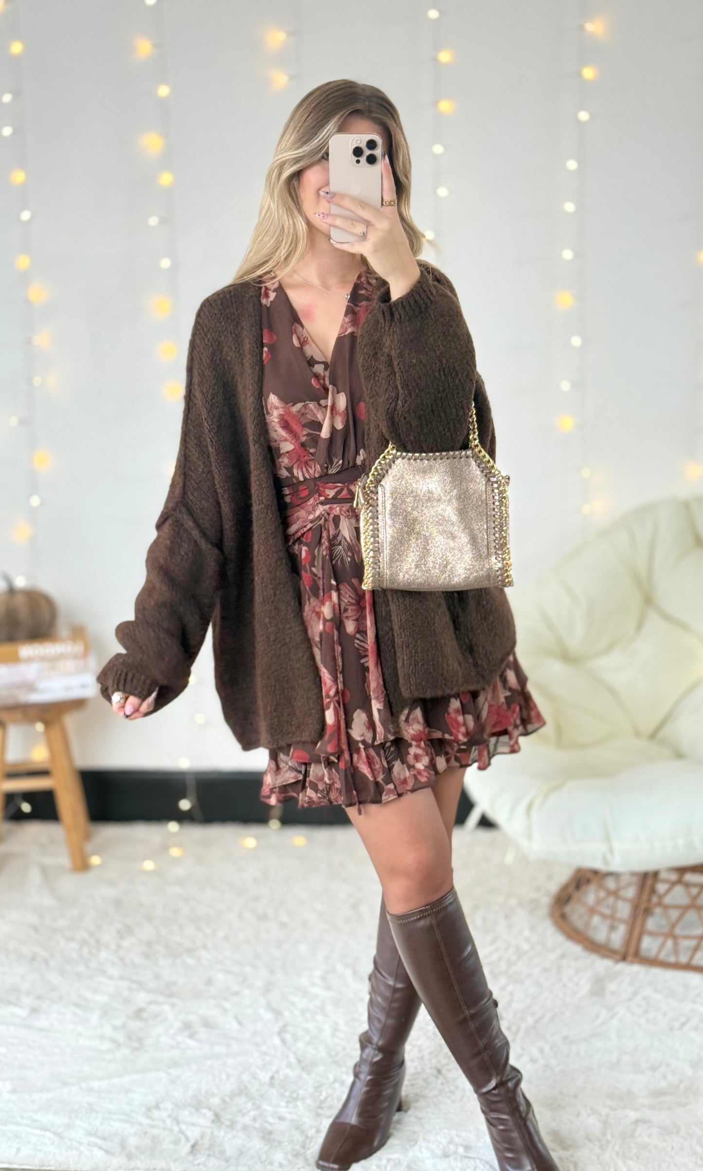 Gilet chocolat ABBY 🇮🇹