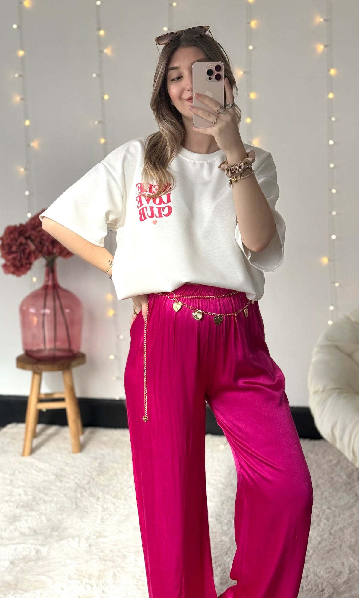 Pantalon satiné CONSTANCE 🇮🇹