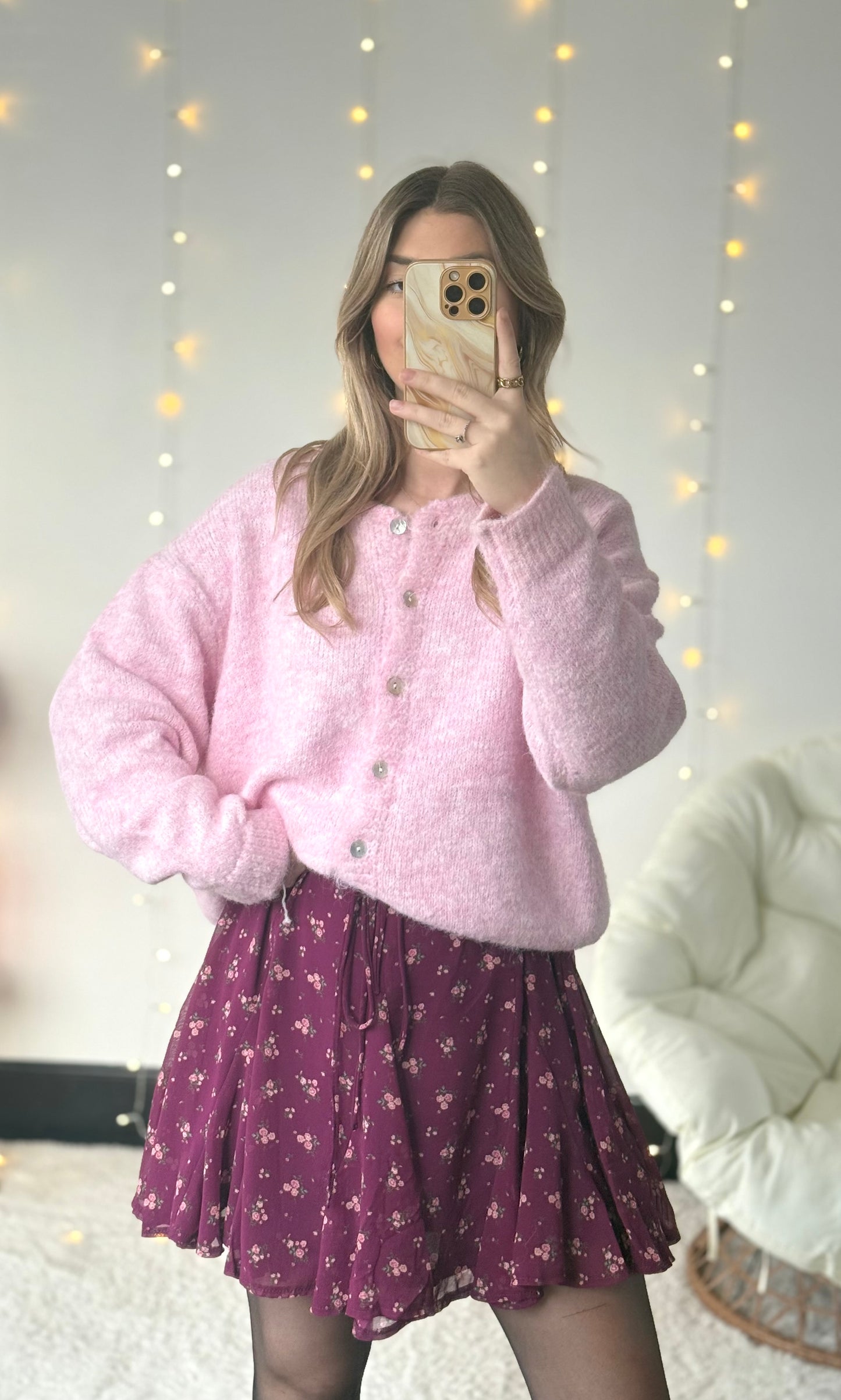 Robe fleurie rose SPRING