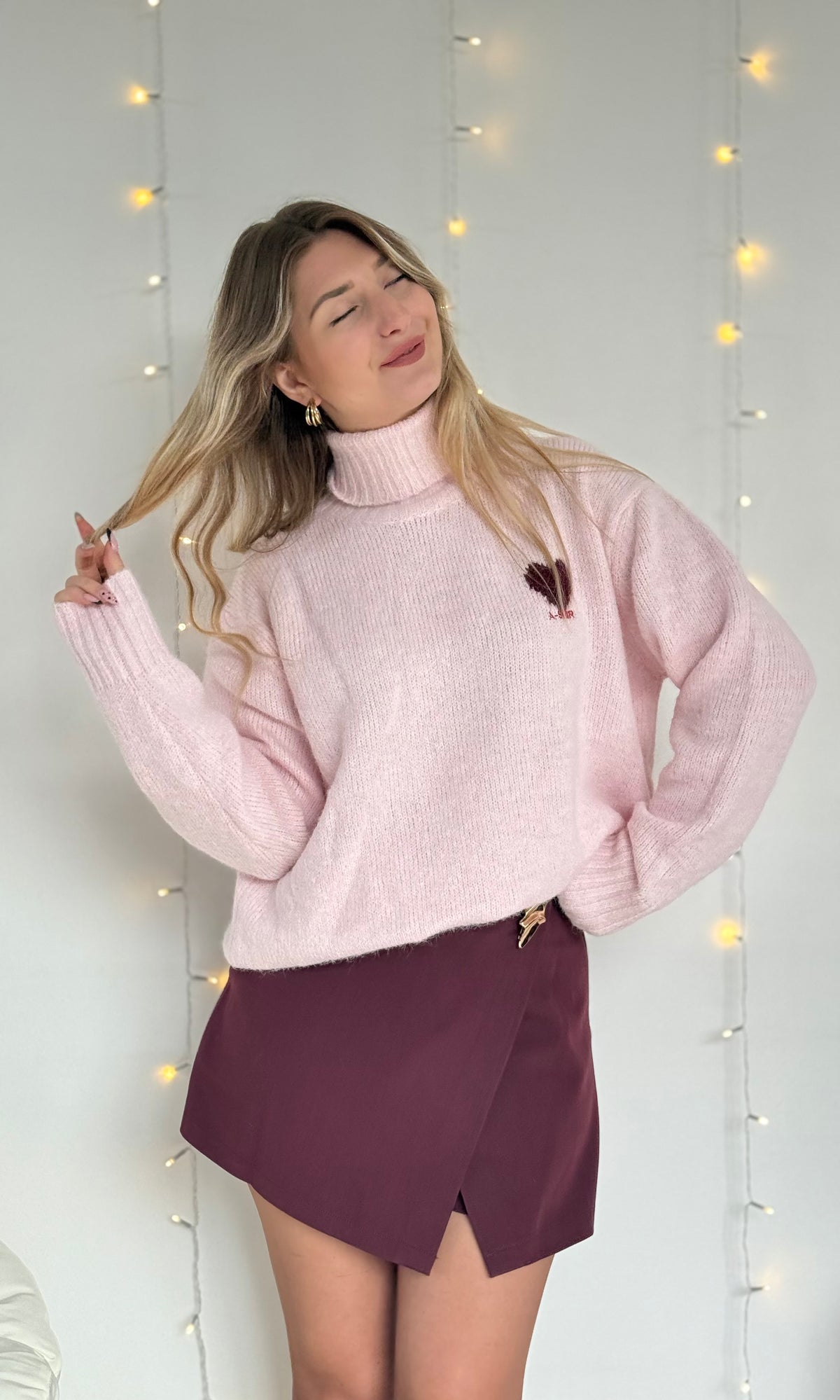 Pull avec cœur EMMA