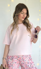 T-shirt rose BASIC 🇮🇹