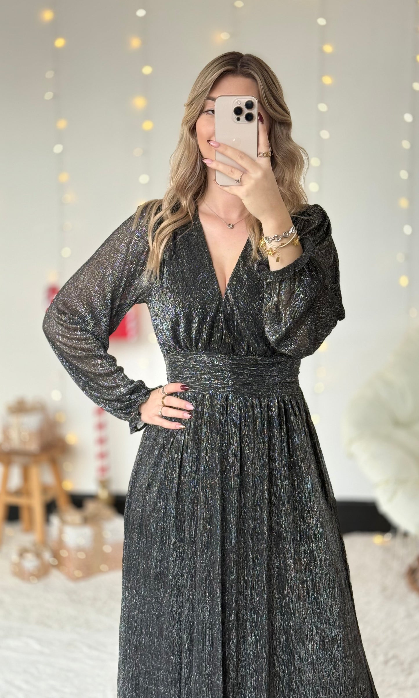 Robe argentée MÉLY