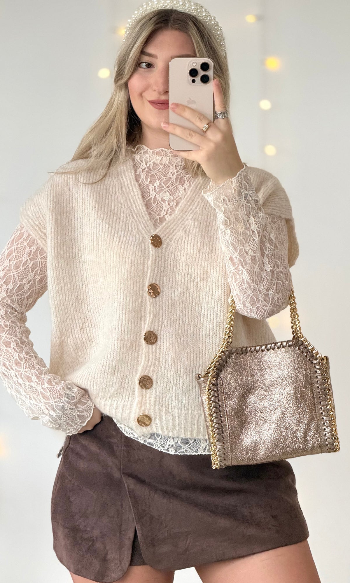 Pull en dentelle IRIS