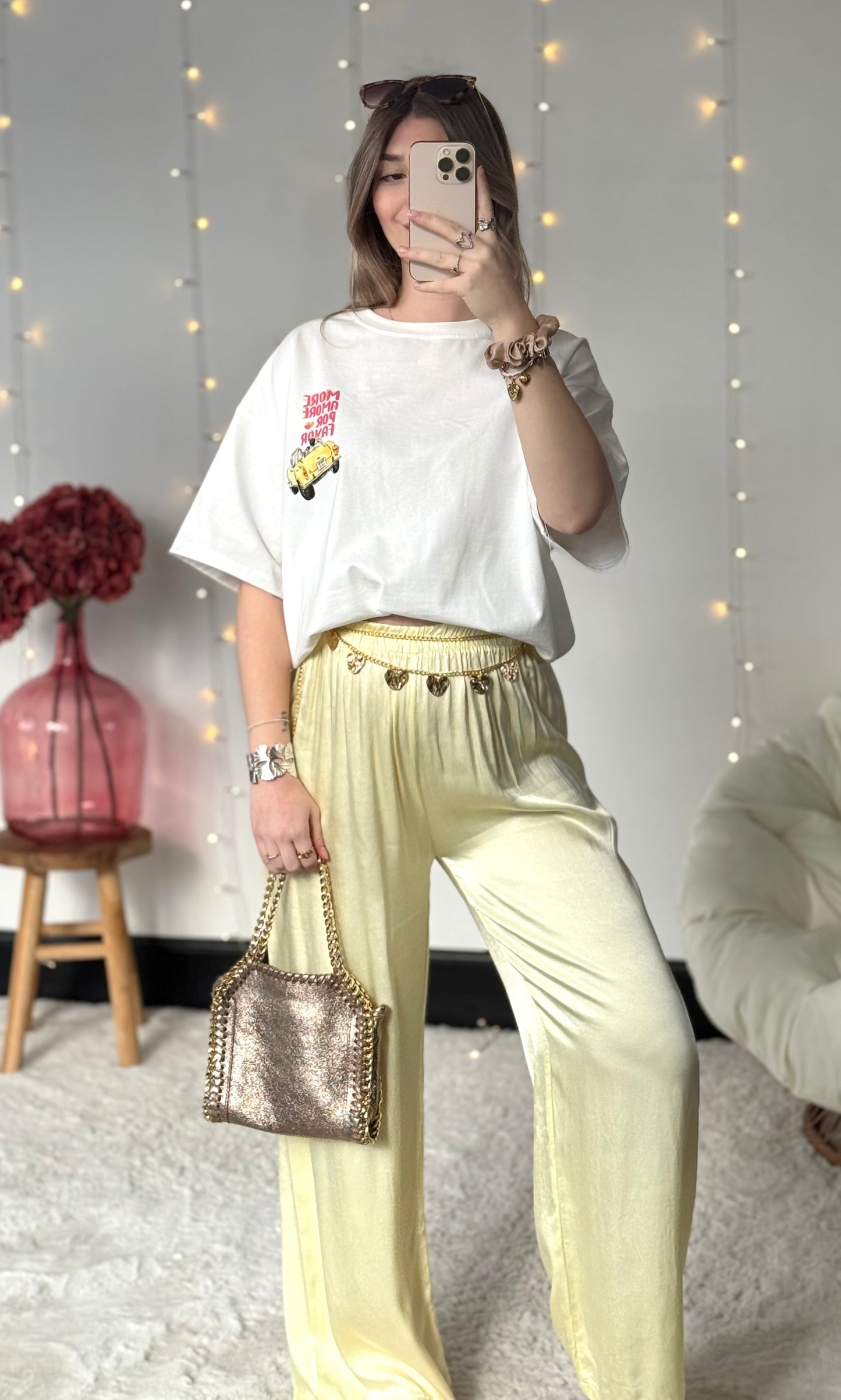 Pantalon satiné CONSTANCE 🇮🇹