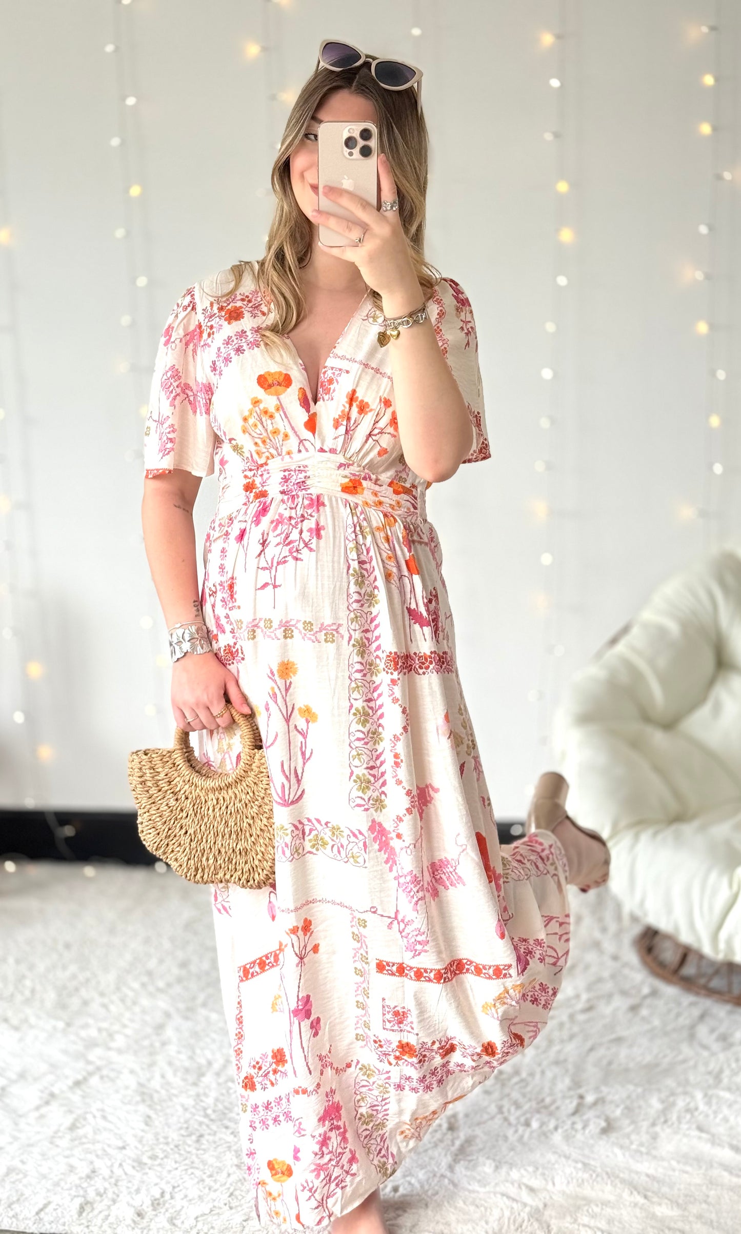 Robe en viscose AGRUMES