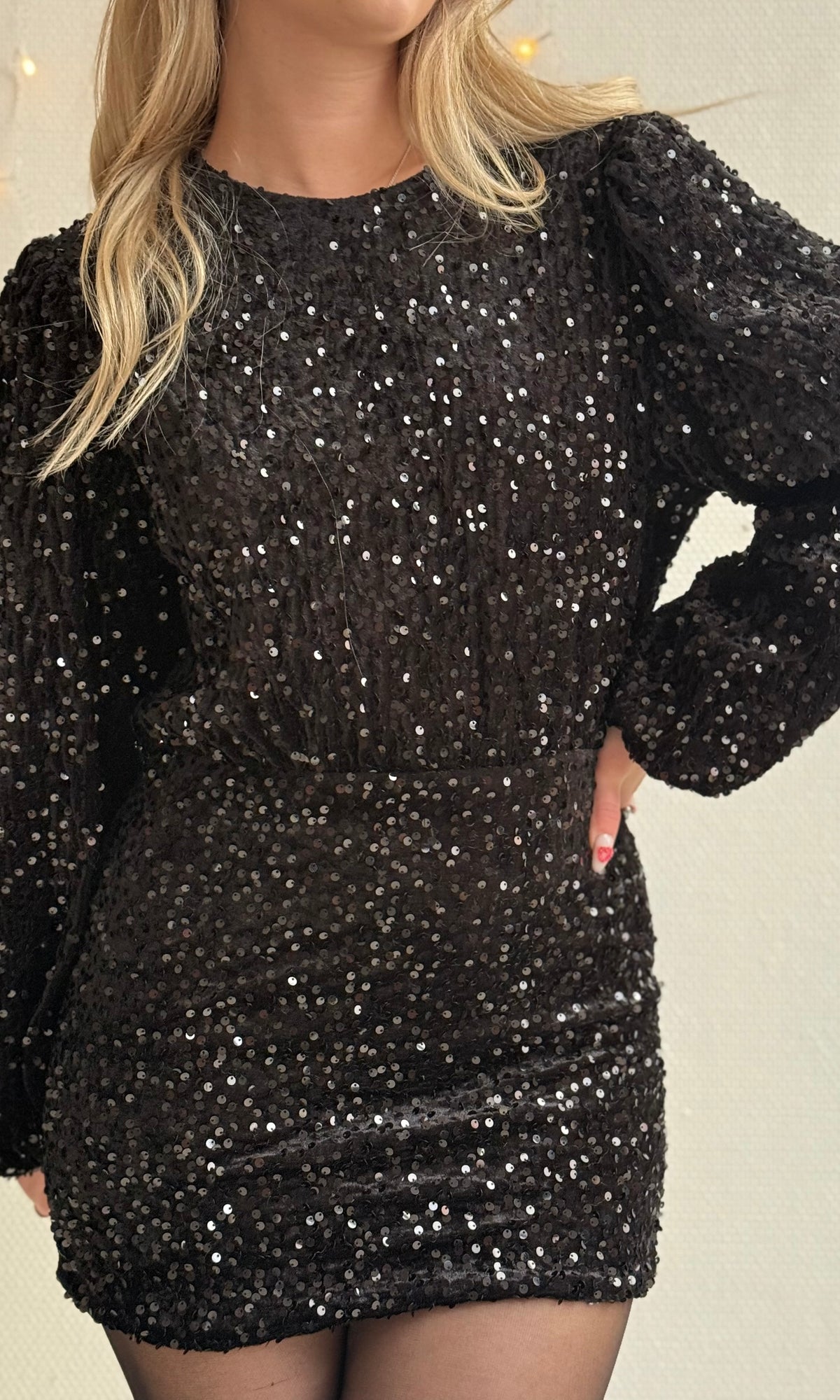 Robe sequins dos nu SNOWMAN
