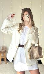 Blazer en dentelle CRYSTAL