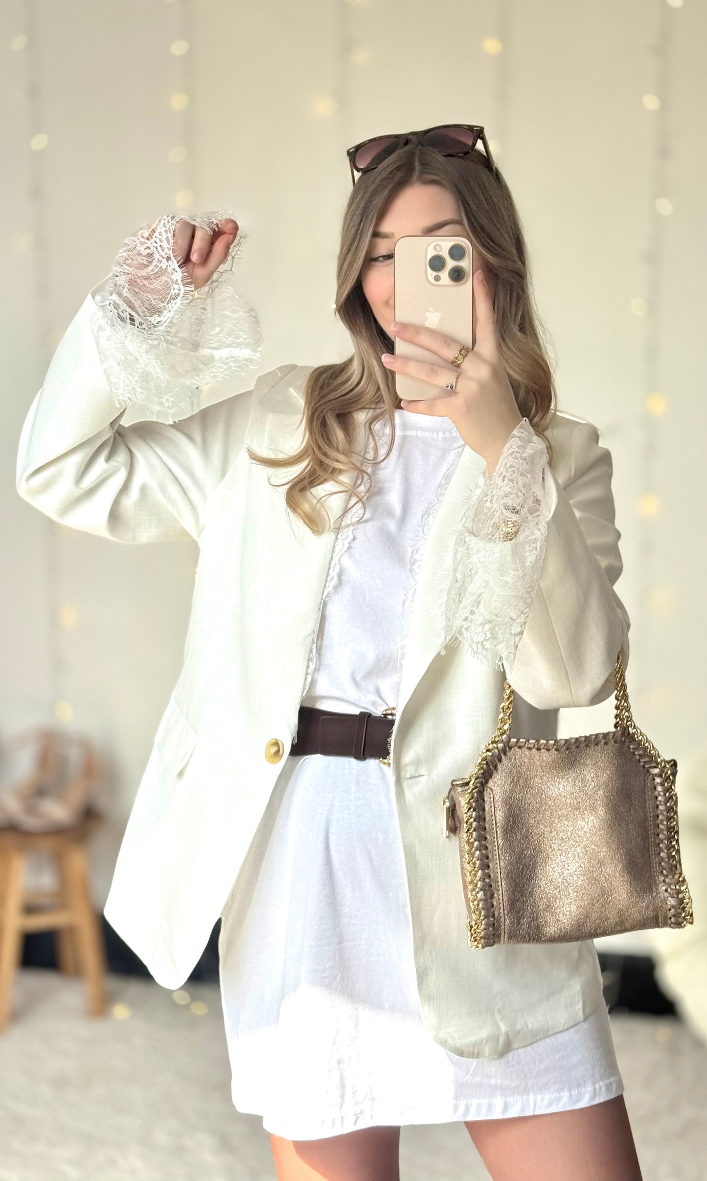 Blazer en dentelle CRYSTAL
