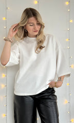T-shirt à cœur en strass SHINE