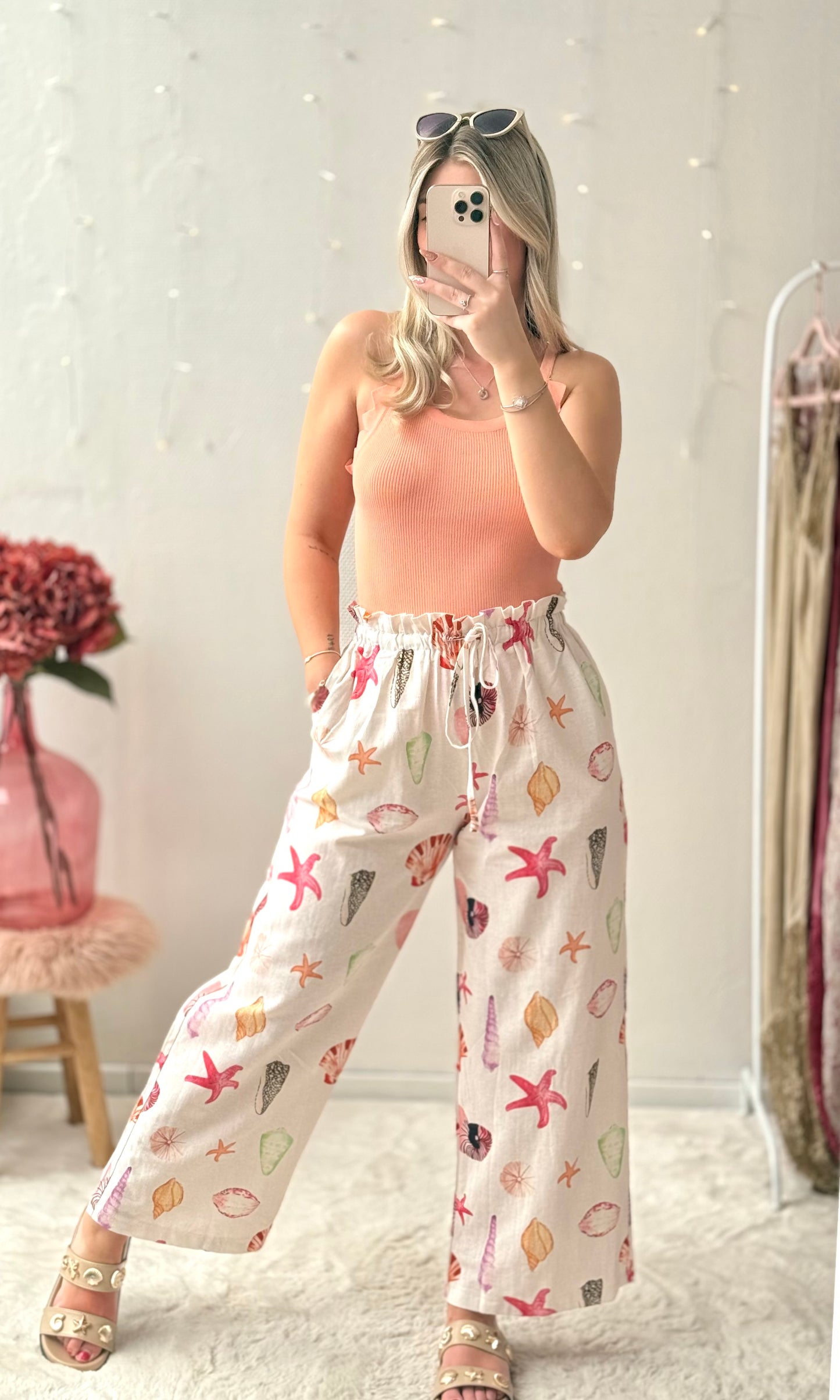 Pantalon en lin VECCHIO