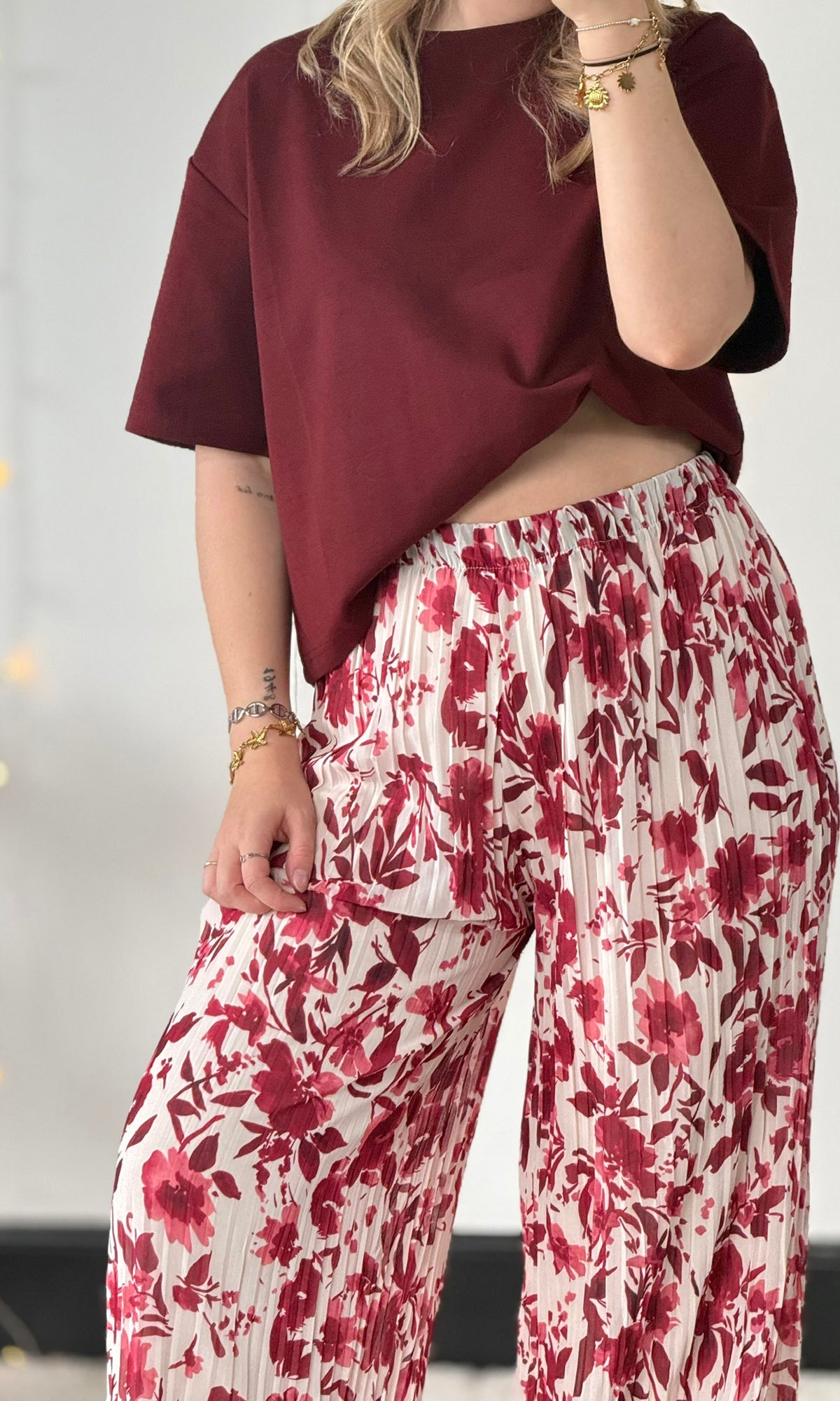 Pantalon plissé AUTUMN (34-48) 🇮🇹