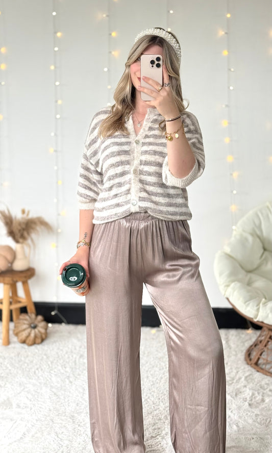 Pantalon satiné CONSTANCE 🇮🇹