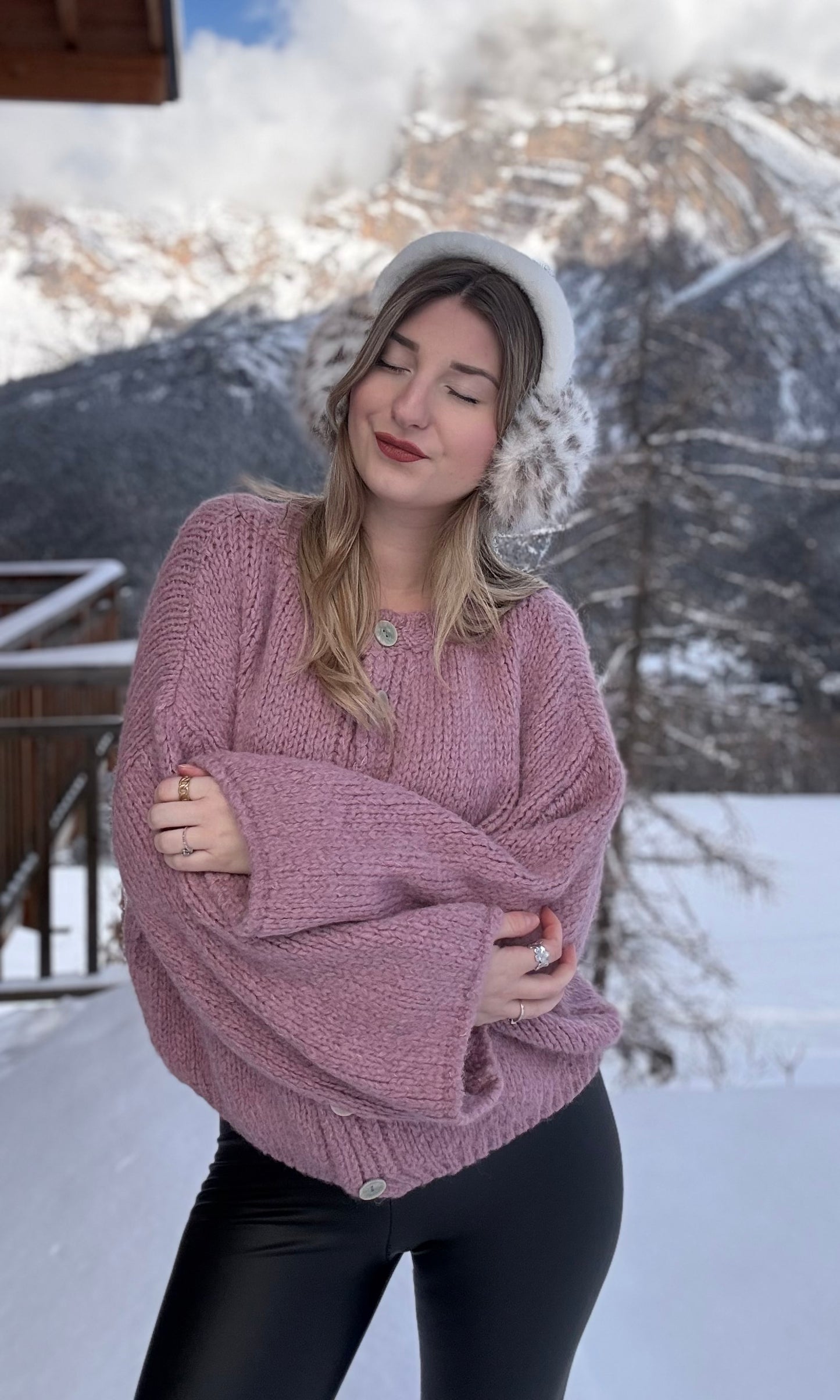 Gilet rose CLEM 🇮🇹