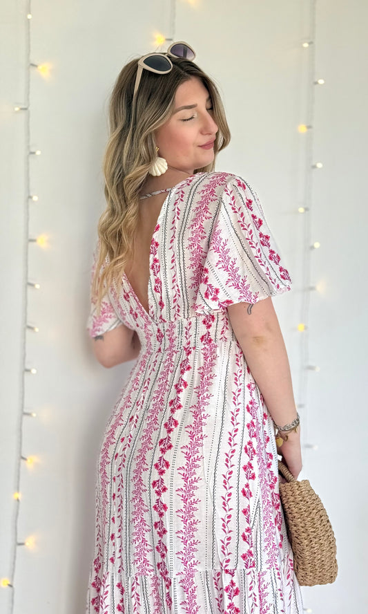 Robe en viscose SPLIT