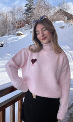 Pull avec cœur EMMA