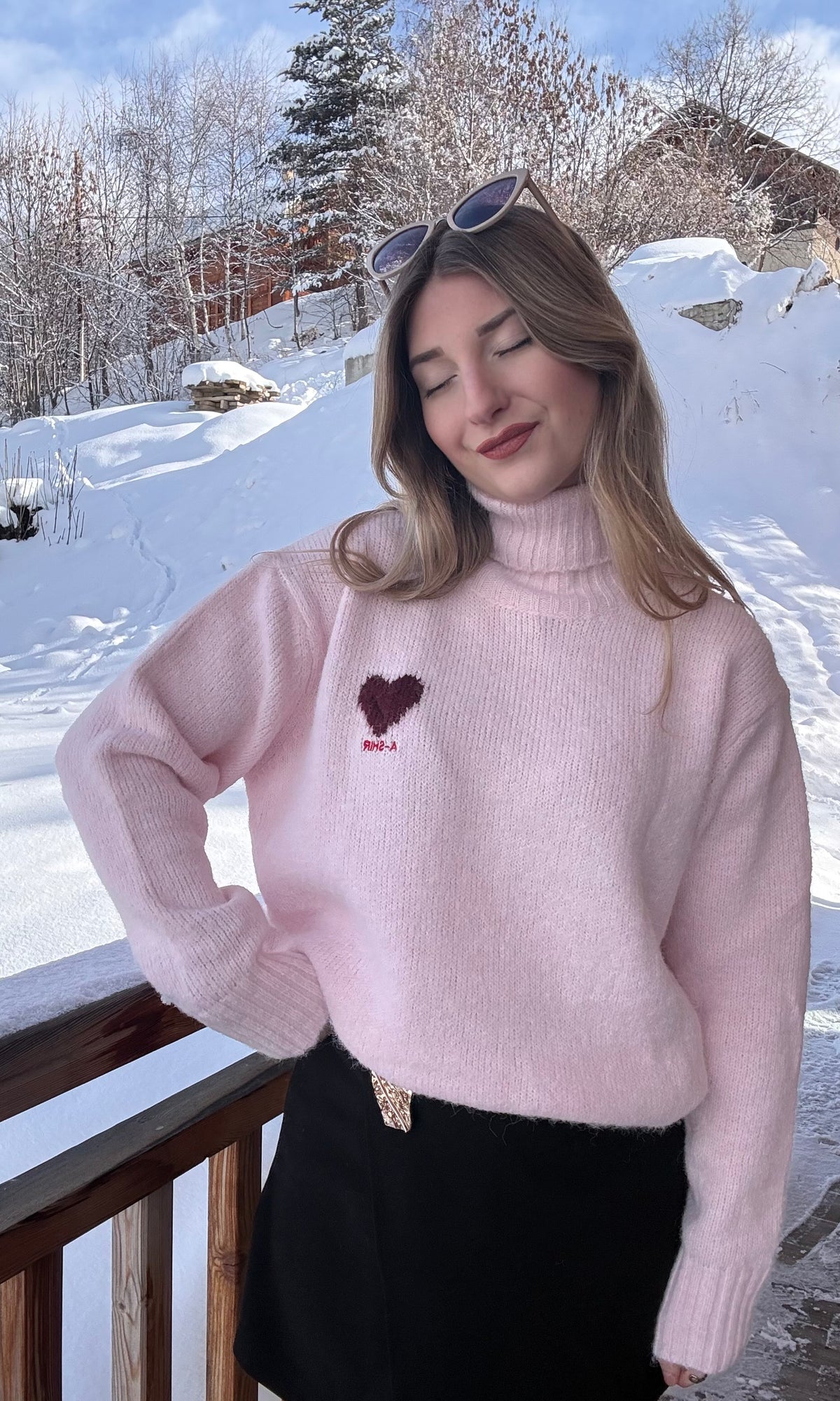 Pull avec cœur EMMA