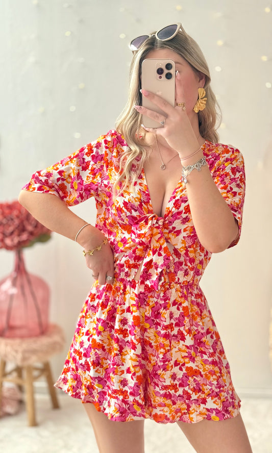 Combishort fleurie MAXINE